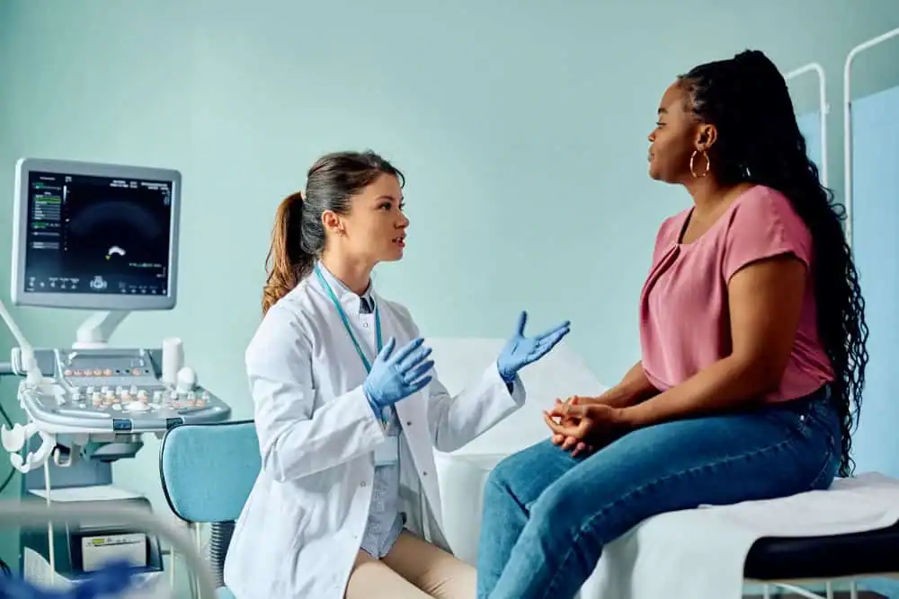 Rejuvenating Intimacy: Exploring Surgical Solutions for Vaginal Laxity 1 Woman have consultation about vaginal laxity West Malling